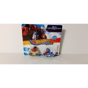 Hot Wheels 2025 Racer Verse Series RED HULK & Captain America #HXT35 1 64 Scale